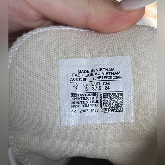 🤍🐠SIZE 7/7.5 Converse Chuck Taylor Lift Platform Light Mint🤍🐠 - Picture 7 of 7